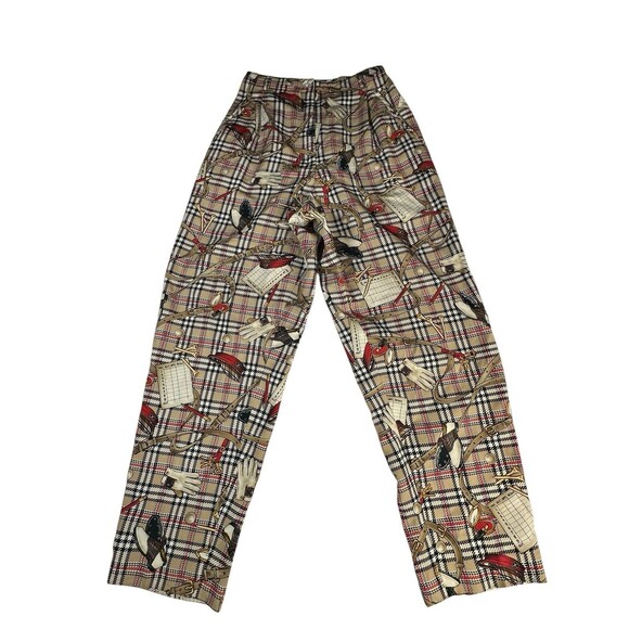 VTG 90's Women TeeTime Golf Plaid Pants - Picture 1 of 11